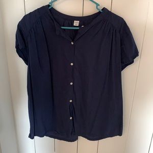 Old Navy button up short sleeve blouse